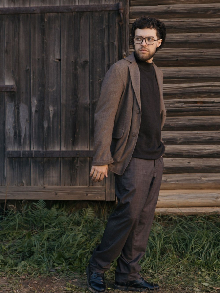 Пиджак wool Universal limited chocolate