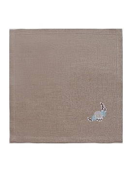 Салфетка льняная серая Светлая Пасха