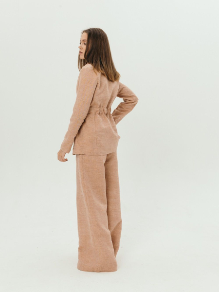Брюки-палаццо Parisian limited terracotta pattern