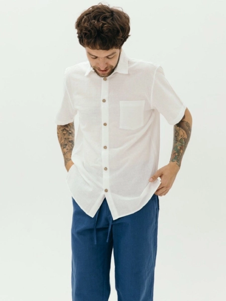 Рубашка ECO Leon white