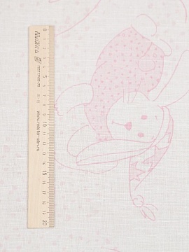 Ткань льняная Ушастик