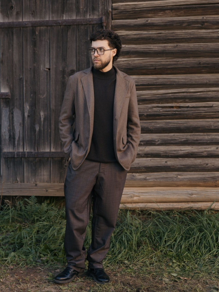 Пиджак wool Universal limited chocolate