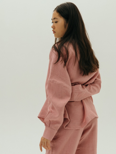 Рубашка Origami dusty rose