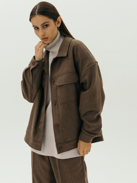 Куртка wool Bertha limited chocolate