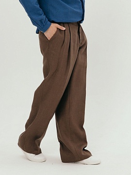 Брюки Wide limited chocolate