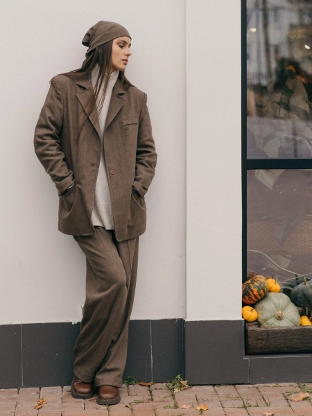 Брюки wool Classy limited chocolate line