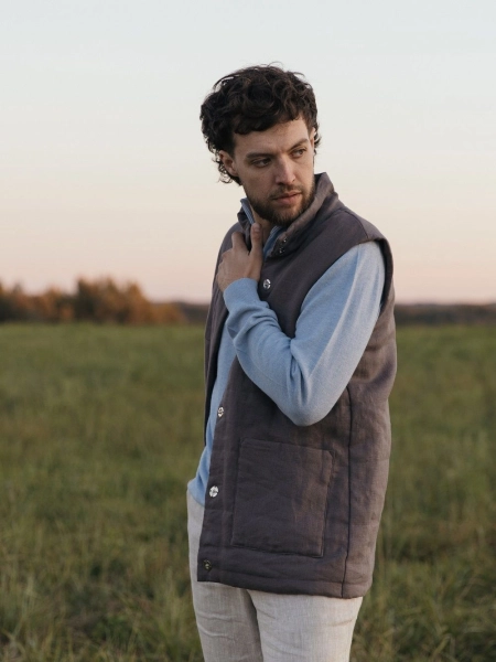 Жилет стеганый Snowfall graphite