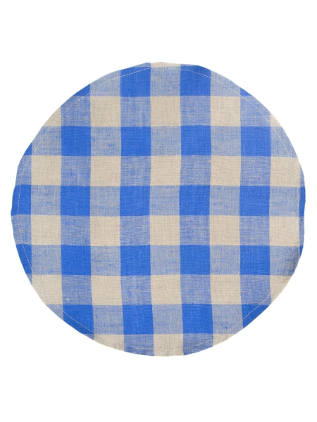 Салфетка круглая изо льна Бриджида