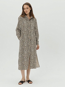 Платье-рубашка Fresh limited leopard