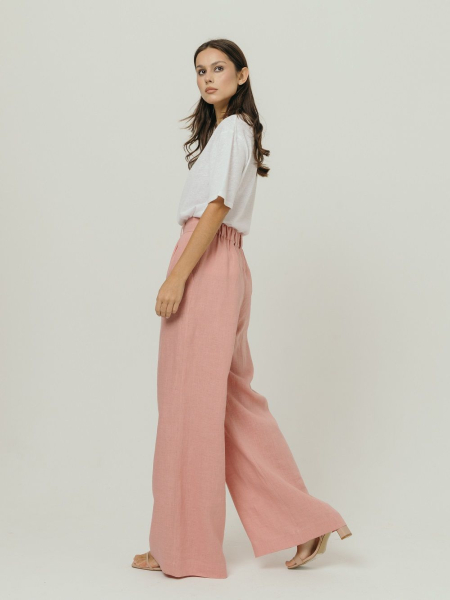 Брюки-палаццо Milan dusty rose