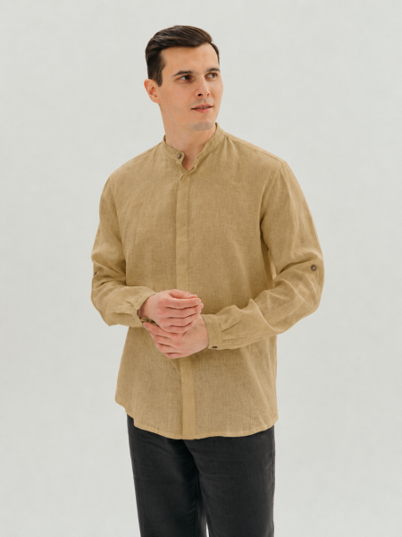 Рубашка Hugo limited caramel