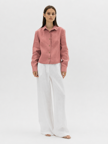 Рубашка flannel Vivid dusty rose 