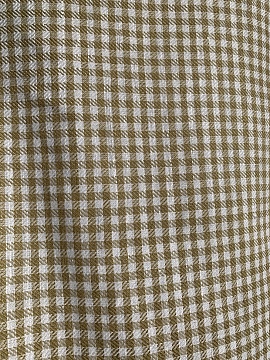 Ткань полульняная Золотая клетка арт.1535