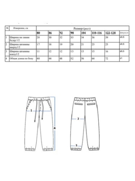 Брюки детские Sandro limited sea