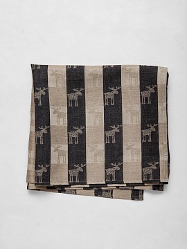 Полотенце льняное Лоси цвет 01