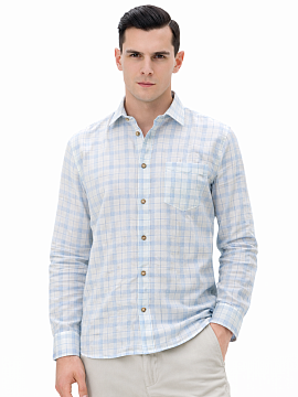 Рубашка Mont Blanc limited blue cage