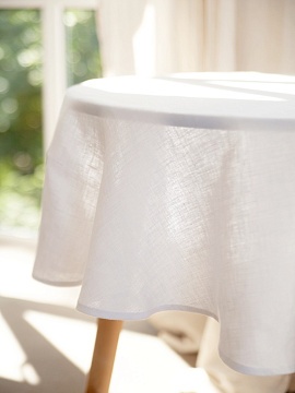 Скатерть круглая Together white