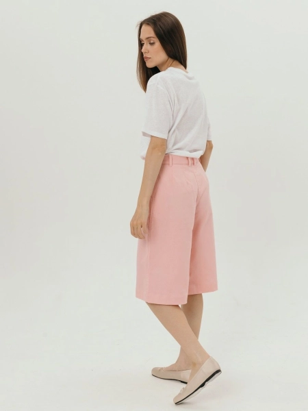 Шорты-бермуды velvet Parisian dusty rose