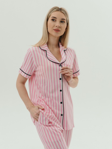 Пижама Snooze limited pink stripe