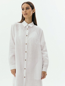 Платье-рубашка Fresh white