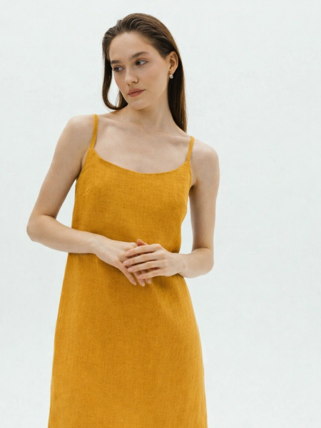 Платье Little limited mustard