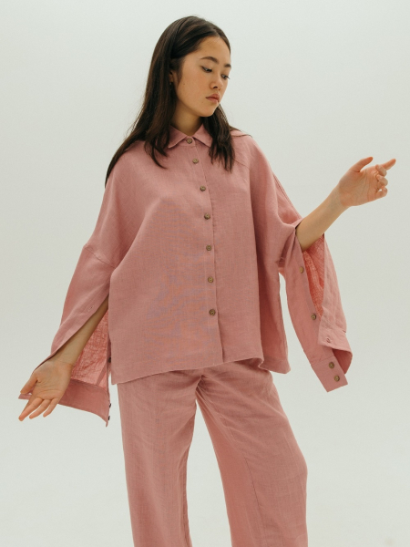Рубашка Origami dusty rose
