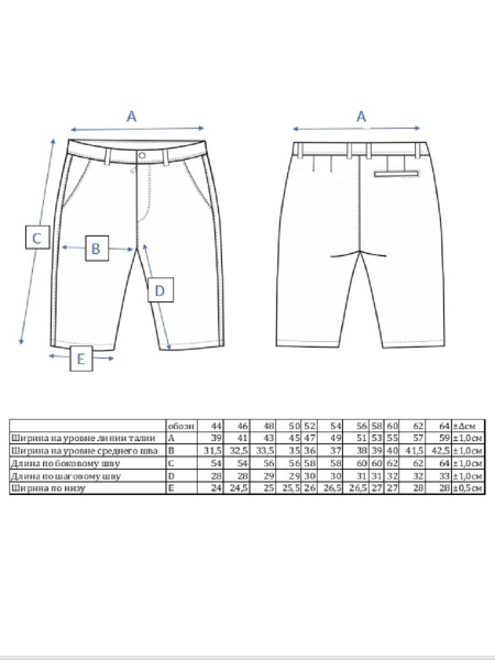 Шорты Urban limited blue