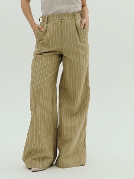 Брюки-палаццо Parisian limited green line