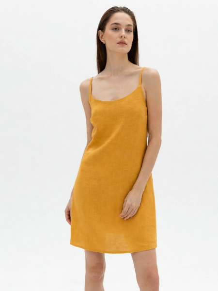 Платье Little limited mustard