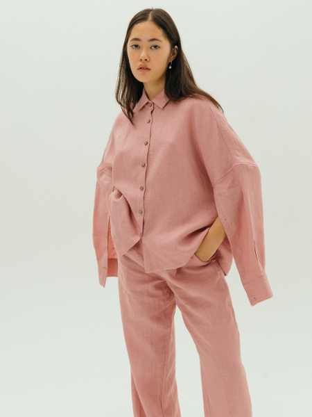 Рубашка Origami dusty rose