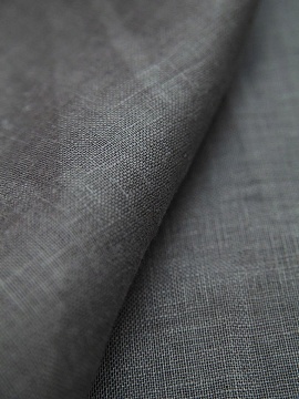 ОСТАТОК меньше метра Льняная ткань декоративная Сумрак арт.1456