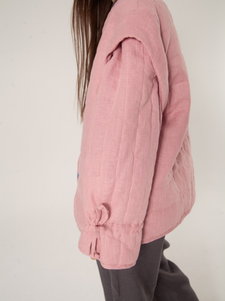 Куртка-жилет Boho dusty rose