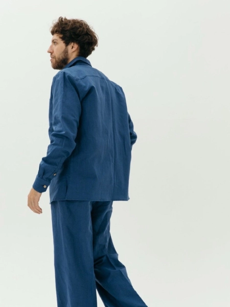 Рубашка Mont Blanc limited blue