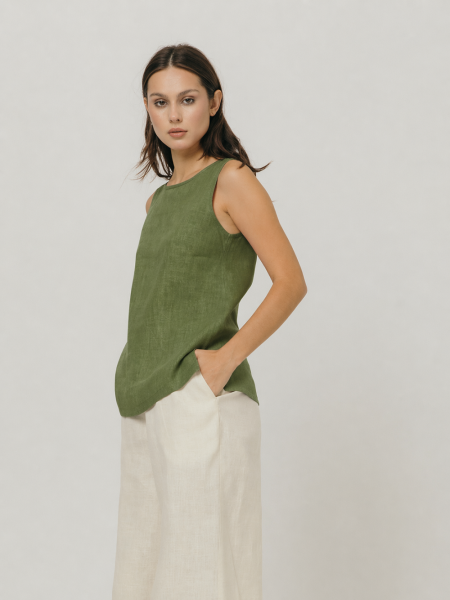 Топ Elle limited green
