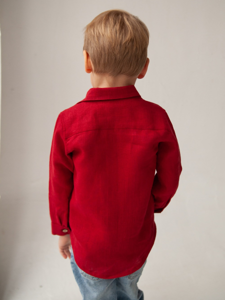 Рубашка детская Romeo limited red