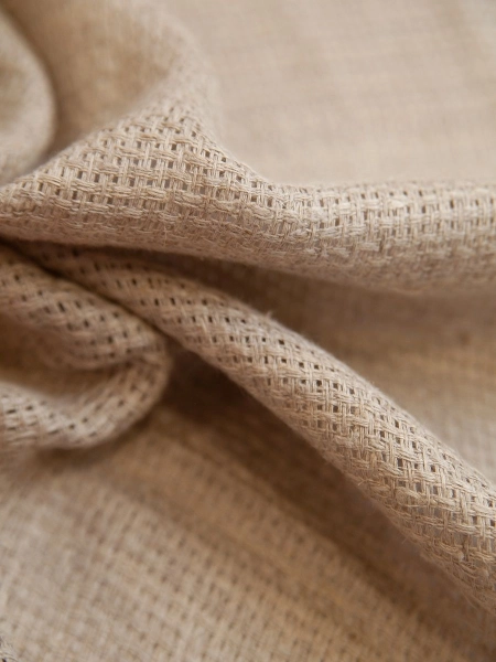 Льняная ткань Альмерия цвет серый арт.6250В