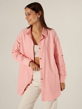 Рубашка velvet Celine dusty rose