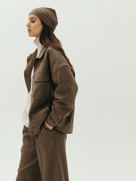 Куртка wool Bertha limited chocolate