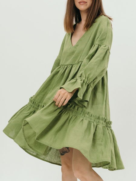 Платье Virginia limited lime