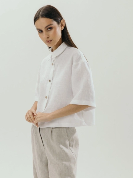 Рубашка Aura white