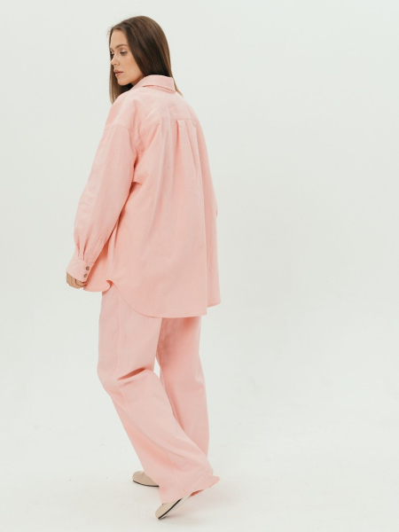 Рубашка velvet Liberty dusty rose