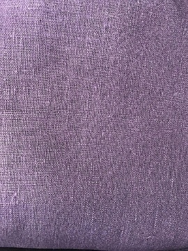 ОСТАТОК меньше метра Льняная ткань Сливовый арт.1466