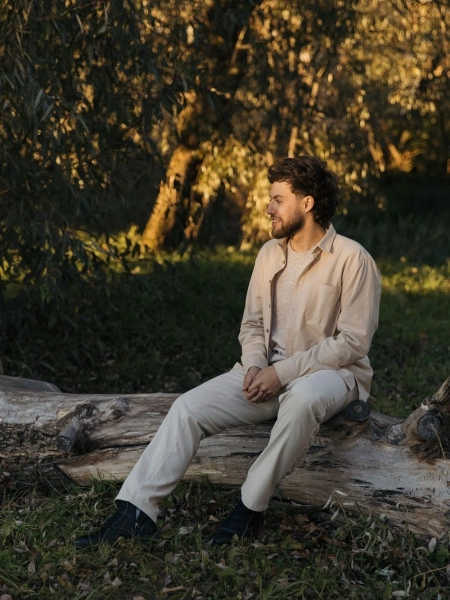 Брюки velvet Rick natural