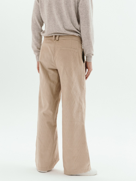 Брюки velvet Wide limited beige