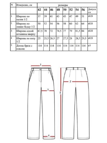 Брюки wool Classy limited sea