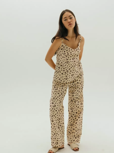 Брюки flannel Levanto limited milk specks