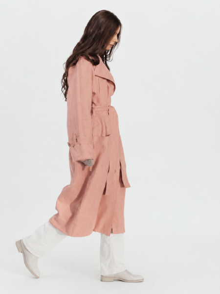 Тренч London dusty rose