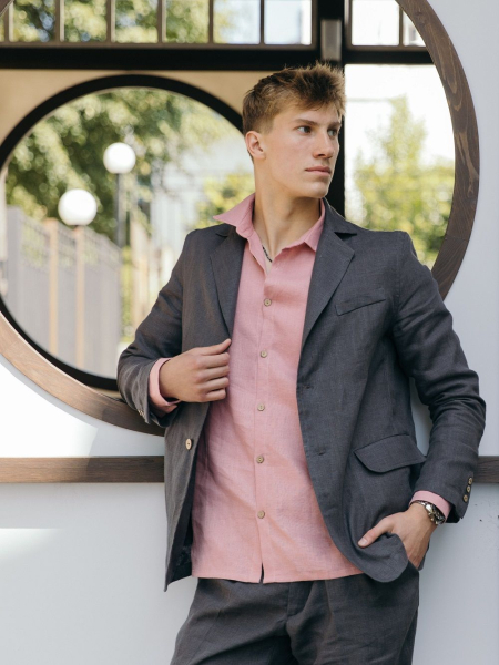 Рубашка Mont Blanc dusty rose