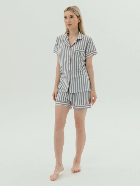 Пижама Serenity limited pink stripe