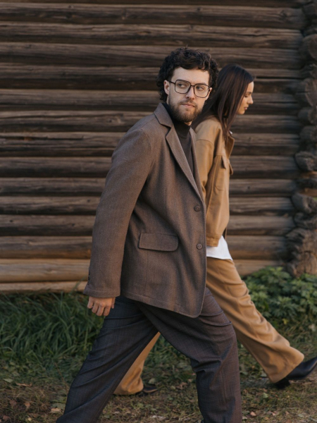 Пиджак wool Universal limited chocolate